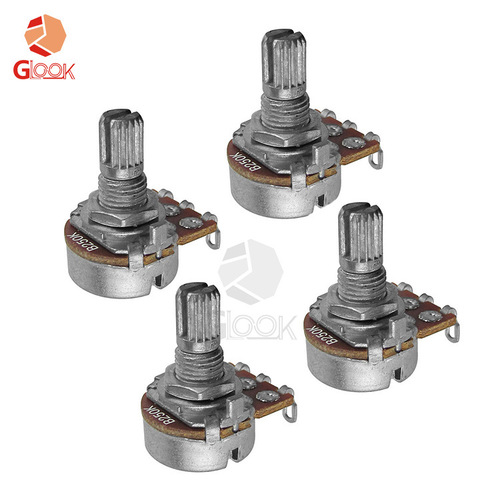 Electric guitar bass potentiometer volume tone knob tuning switch 10K 25K 50K 250K 500k