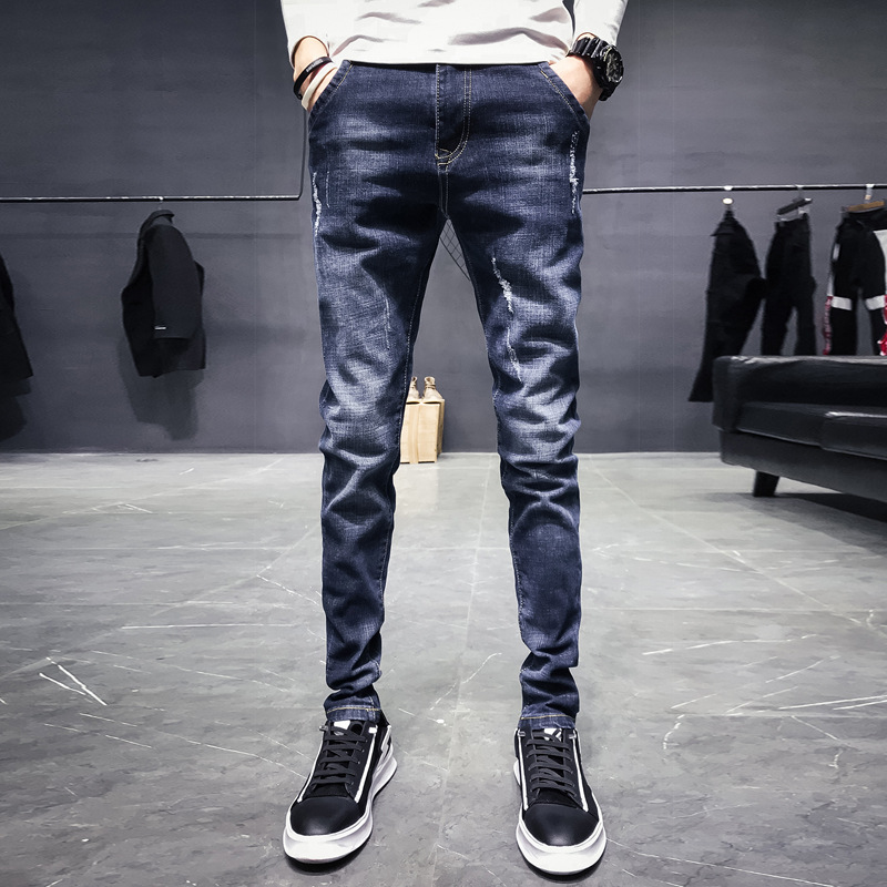summer elastic jeans