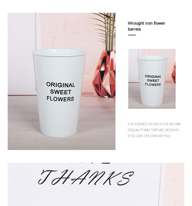 鲜花花桶醒花桶花店鲜花干花花桶花瓶插花花器