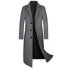 Secretary Qilong Two-sided woolen coat Cashmere coat Korean Edition Self cultivation Extension woolen overcoat coat Manufactor