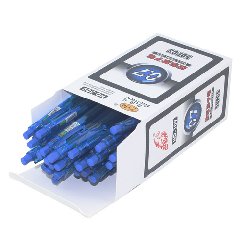 Free Horse HO-309 click ballpoint pen office ball pen black blue red 0.7mm