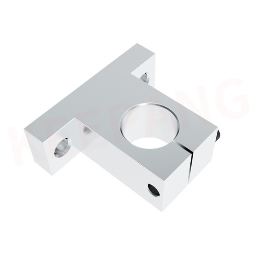 3D printer accessories Zinc alloy vertical optical axis bracket Chrome-plated rod optical rod bracket horizontal support seat SKHF
