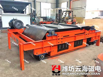 厂家专业RCDC风冷自卸式电磁除铁器 专业除铁器厂家