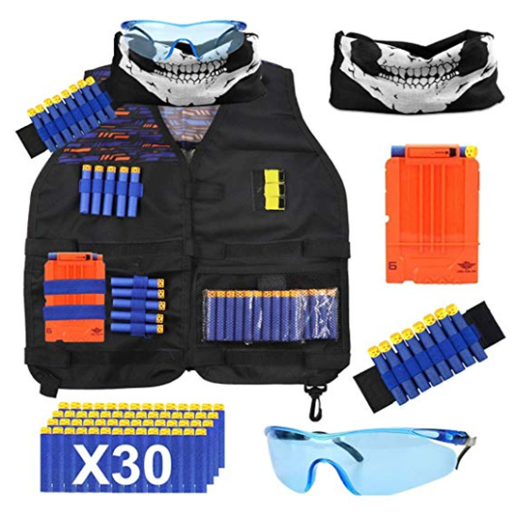 Children tactics vest equipment Nerf Attack Elite series Nerf Accessory Kit BX-001