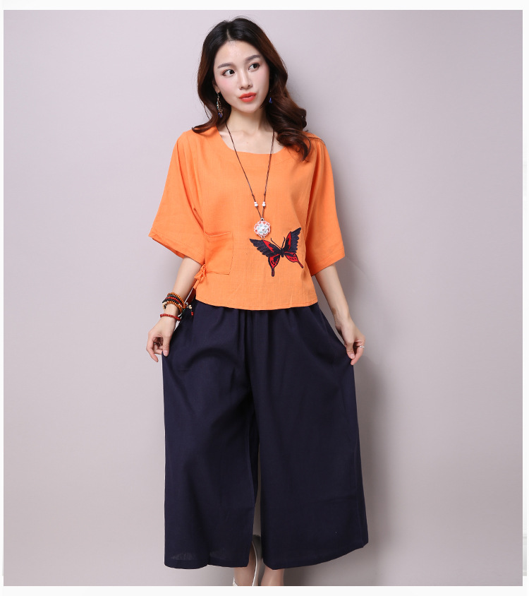 Costume femme en Coton et lin - Ref 3334032 Image 33