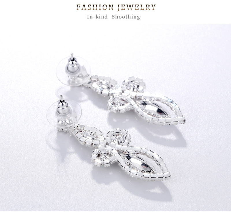 Fashion Bride Crystal Earrings display picture 3