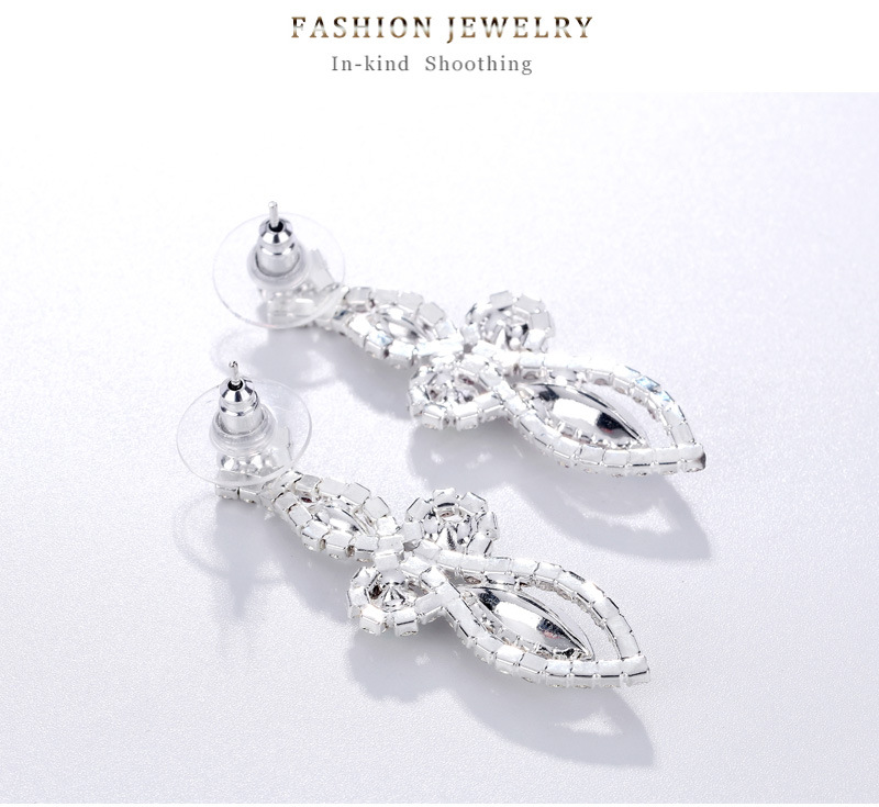 Pendientes De Cristal De Novia De Moda display picture 3