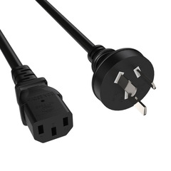 National Standard 10A Three-Prong C13 Product-Shaped Three-Hole Rice Cooker Computer Kettle High Power Cord Plug