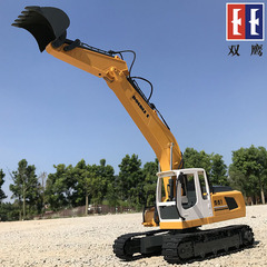 Double Eagle 17 Large Remote Control Excavator Toy Battery Powered Excavator Engineering Truck Alloy for Boys E561
