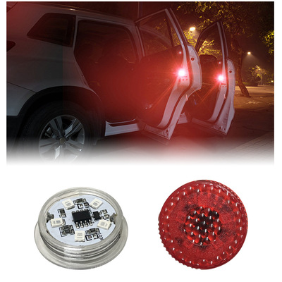 Door warning light automobile LED Wireless door opening lamp Traffic Safety Magnetic induction indicator light currency connection