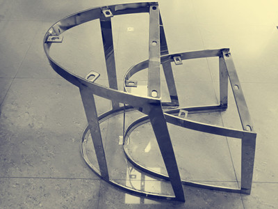 家具五金专业定制不锈钢茶几边几架客厅酒店五金架|ms