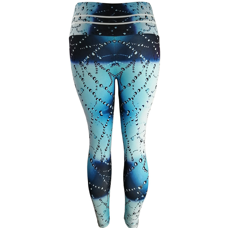 Fitness Printing Chlorinated Fiber Polyester Printing Active Bottoms Jogger Pants display picture 3