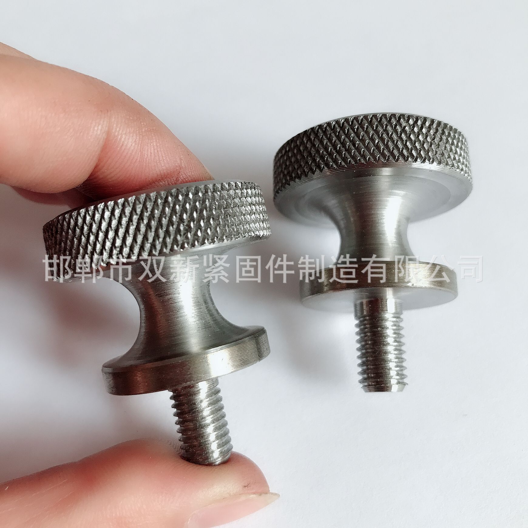 双新源头厂家生产非标手拧螺栓 高头滚花手拧螺栓 非标五金件加工