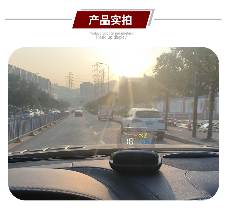 C800 Dual System Obd+Gps Fully Compatible with Hud Head-Up Display Universal Car Display for the Whole Car