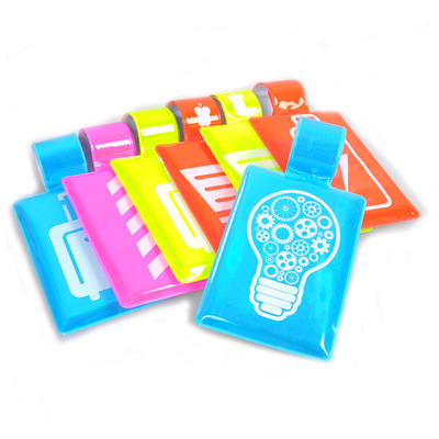 Reflective Luggage tag customized pvc Luggage tag Luggage and luggage Tag originality Novel Reflective logo Source manufacturers