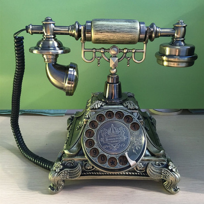 Manufactor wholesale on speakerphone rotate Dial old-fashioned Antique To fake something antique telephone Retro Telephone Office Decoration