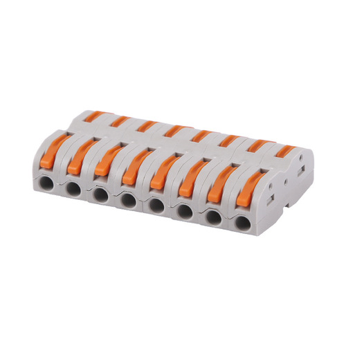 One in and one out SPL-1 splicing plug-in electrical connector combination terminal block short circuit quick connection terminal block