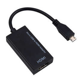 S2/S3安卓手机转投影仪电脑电视 MHL转接线micro转HDMI高清1080P