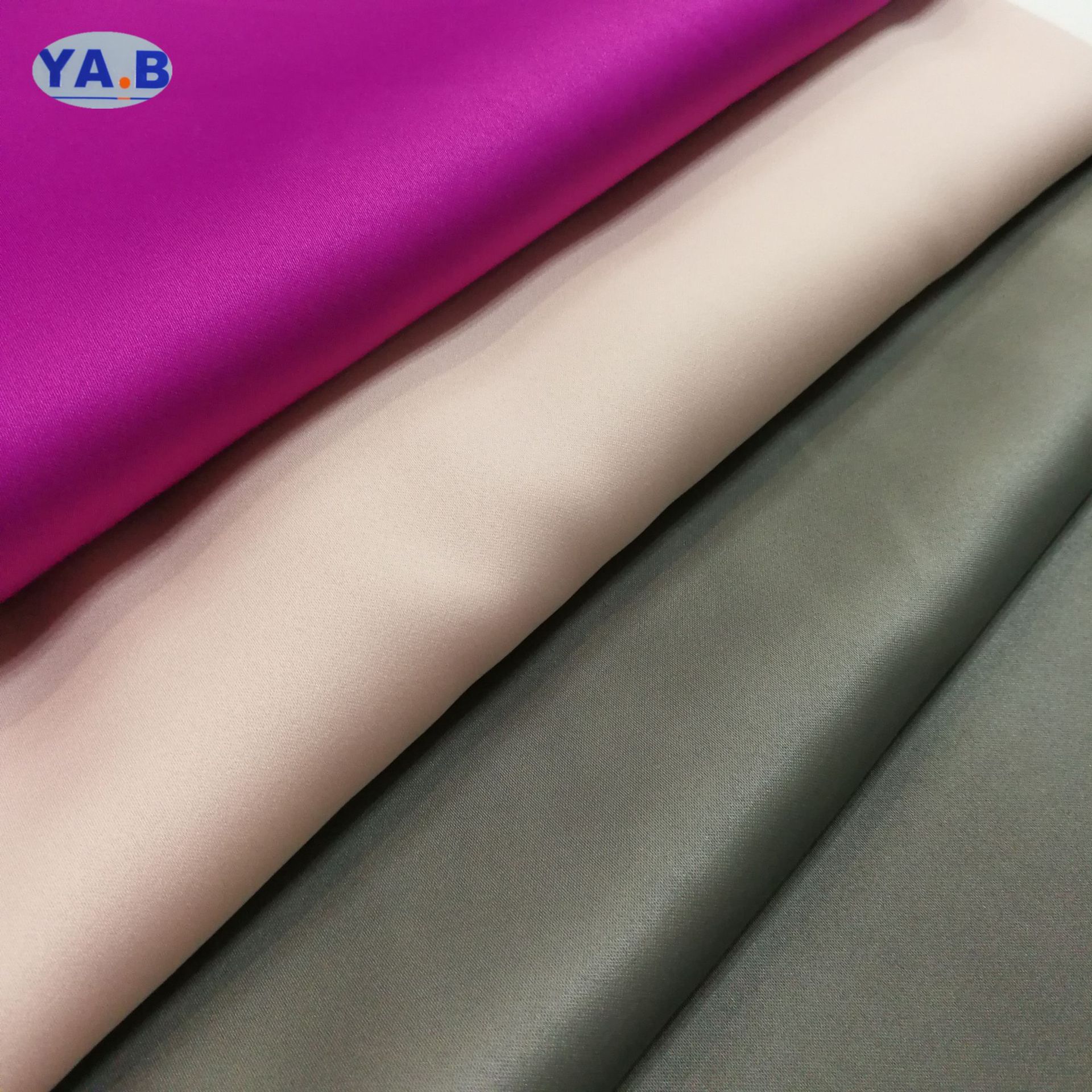 五枚缎八美缎 婚纱缎全涤亮光色丁布 晚礼服睡衣面料