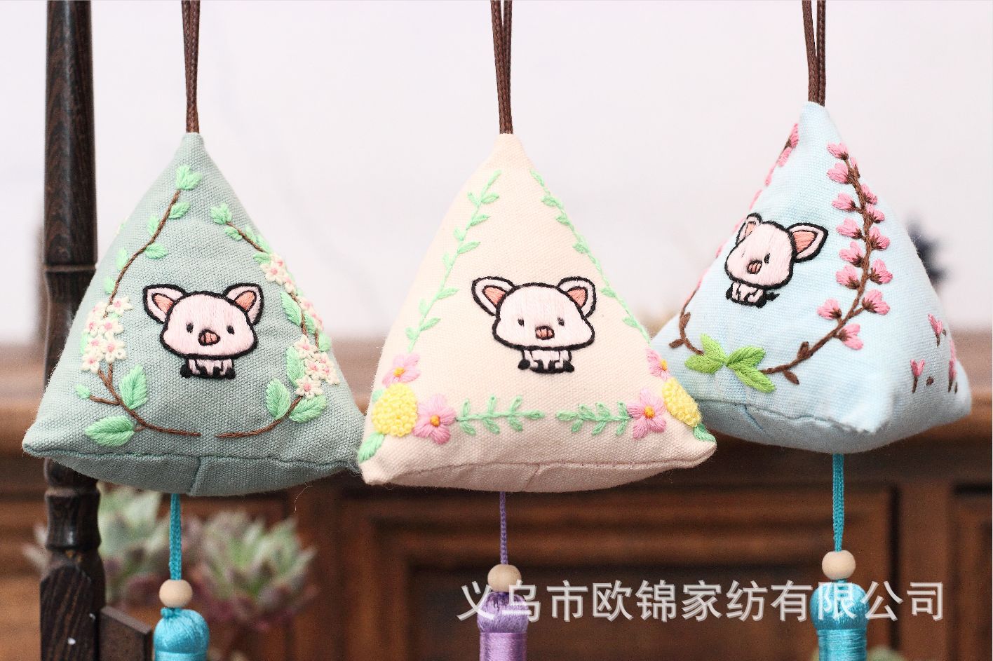 Oujin bordado DIY hecho a mano auto-bordado material paquete creativo regalo antiguo adulto matar tiempo bolsita colgante