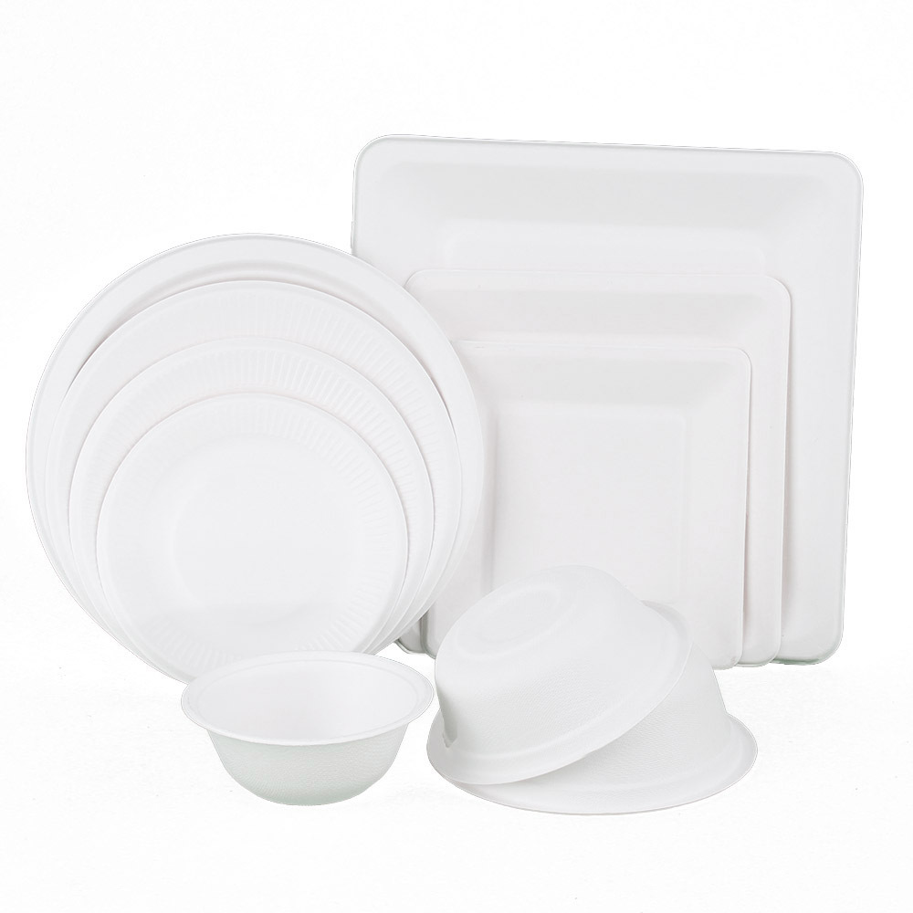 Placa de papel blanco placa de papel pintura graffiti placa de papel desechable placa de la torta jardín de infantes materiales hechos a mano