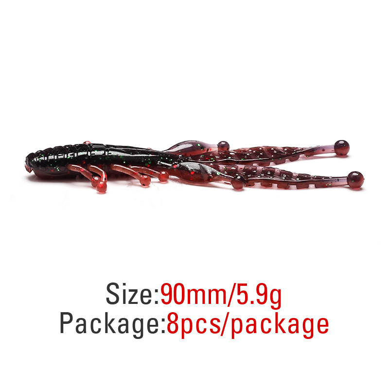 Soft Craws Fishing Lures Fresh Water Bass Swimbait Tackle Gear