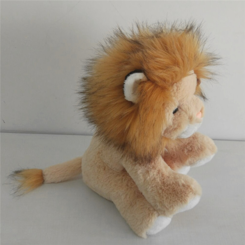 Muñeco de Peluche Sentado de León, Nuevo Modelo, Gato, Zorro, Gato, Elefante, Perro, Cerdo, Muñeca Linda, Regalo de Cumpleaños para Niños, Mayorista image 3