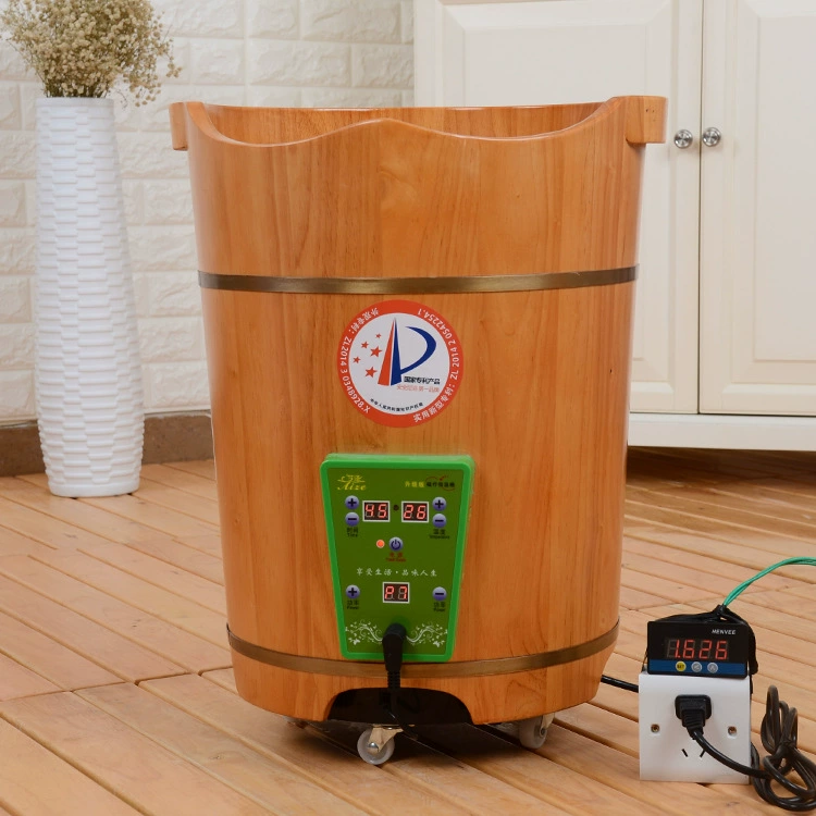 Оптовая фабрика с подогревом постоянной температуры для ног деревянная бочка для ванны