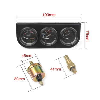 oil pressure water temperature – automobile instrument