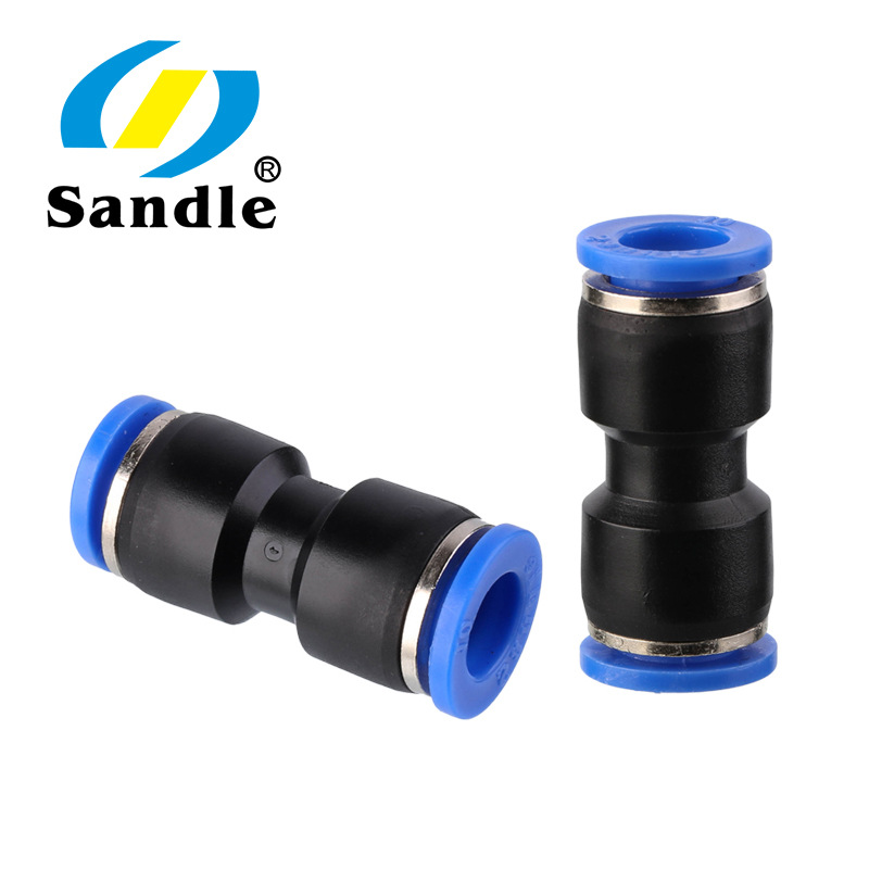 三德利 SPU塑料直通 快插/气管/快速/气动元件接头 气动接头