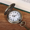 Big quartz pocket watch, retro necklace