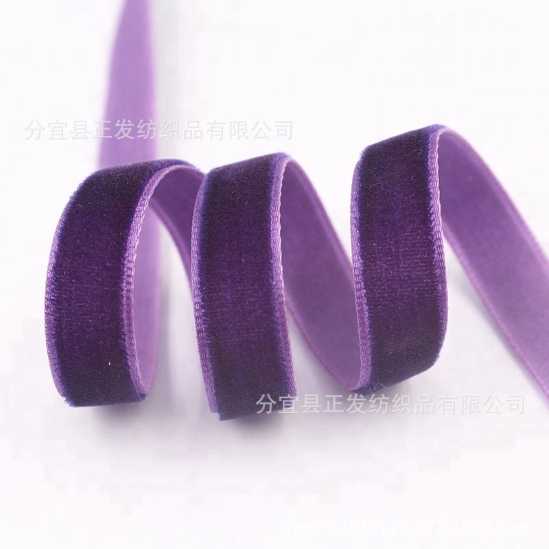 工厂销售1cm丝绒植绒布丝带黑色绒面毛绸绒DIY服装辅料织带-阿里巴巴