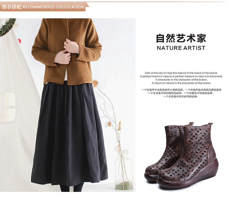 Bottes femme RUOLAN en En cuir - Ref 3355136 Image 18