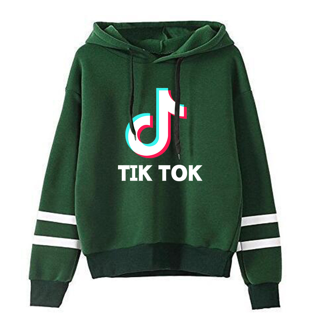 Pull Tik tok à capuche à manches longues - Ref 3426589 Image 43