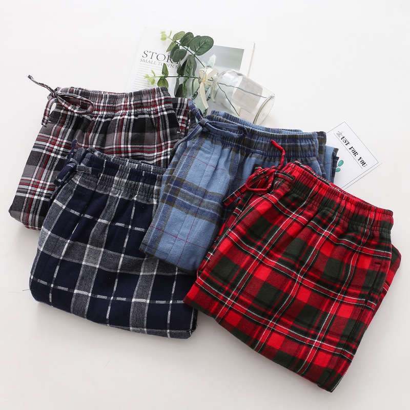 Foreign Trade Autumn and Winter Men's Fleece Sanding Pajama Pants Loose Plus Size Trousers Casual Warm Home Pants New Foreign Trade Autumn and Winter Men's Fleece Sanding Pajama Pants Loose Plus Size Trousers Casual Warm Home Pants New