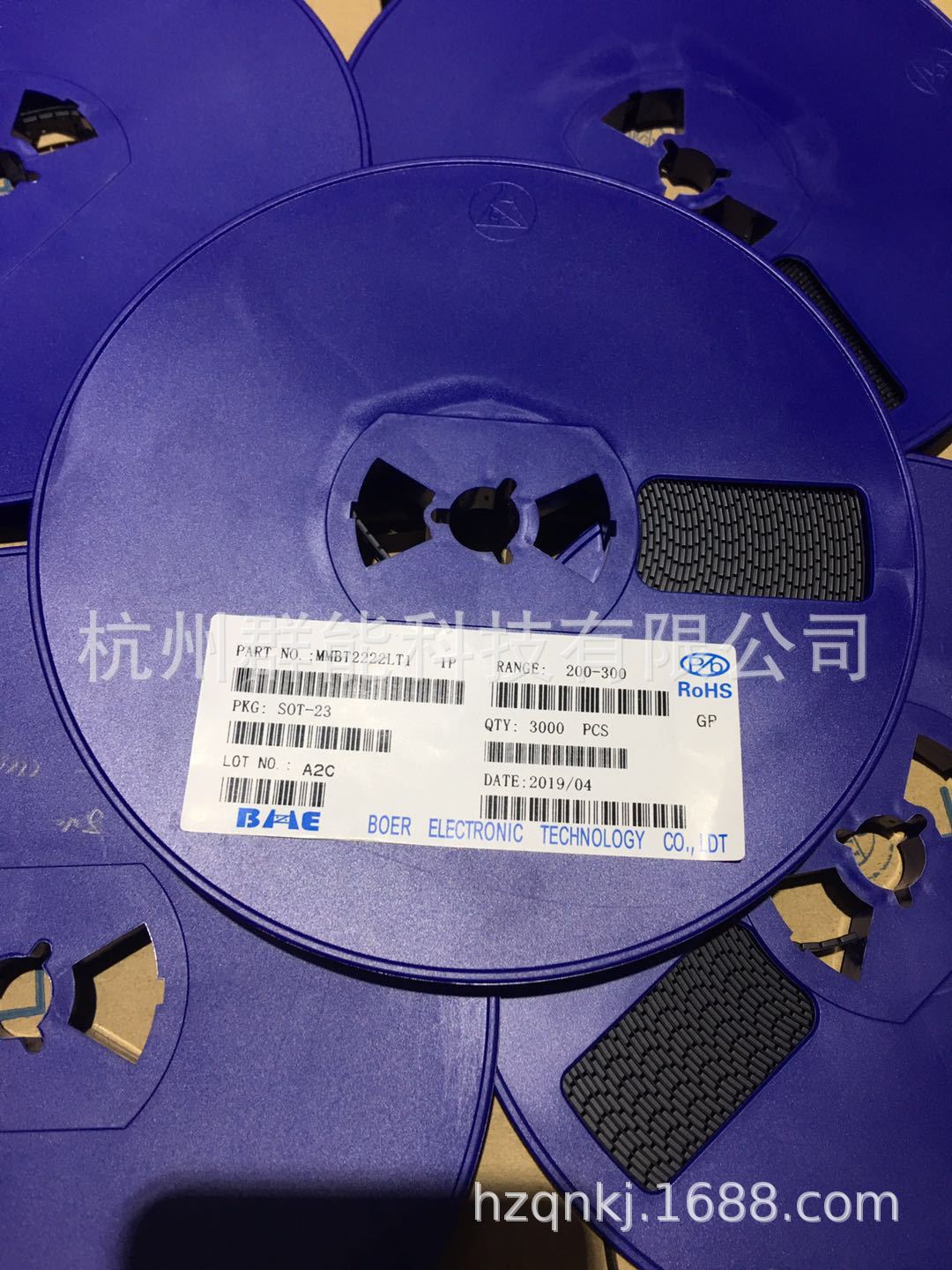 贴片三极管MMBT2222TL1丝印1P 原厂直销 大电流46 0.46芯片