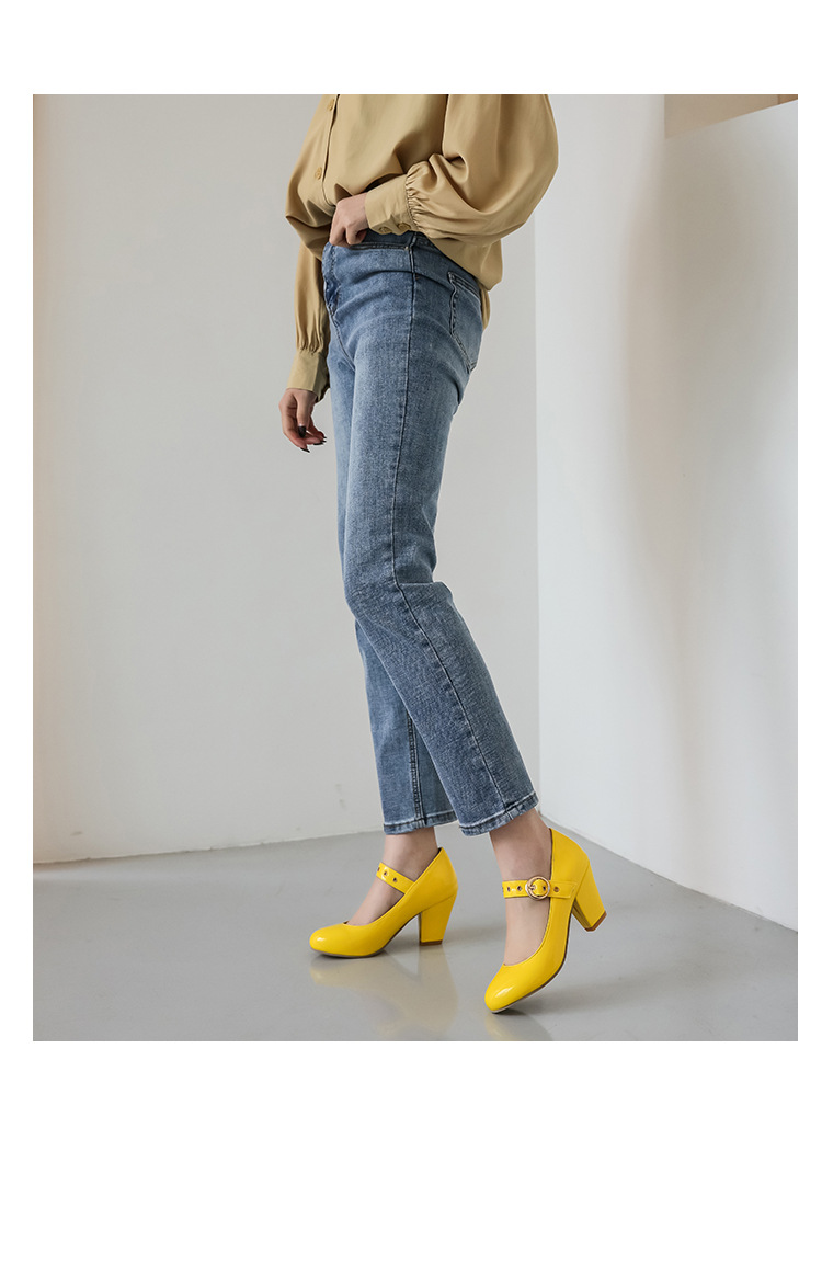 E2653 690K GIÀY CAO GÓT NỮ CHETDRC BIG SIZE NGOẠI CỠ GÓT VUÔNG MÙA XUÂN THU ĐÔNG PHONG CÁCH ÂU MỸ GIÀY DÉP NỮ G02 SẢN PHẨM MỚI
