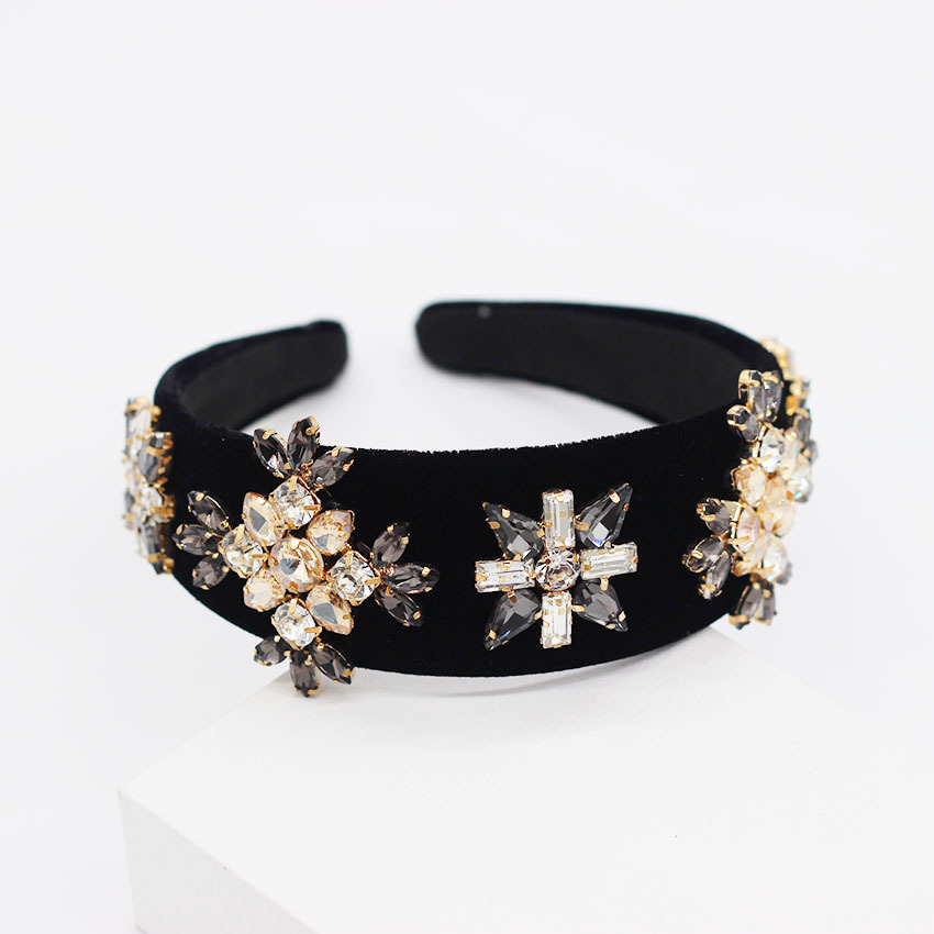 Baroque Luxury Court Full Of Diamonds Gem Fashion Headband display picture 4