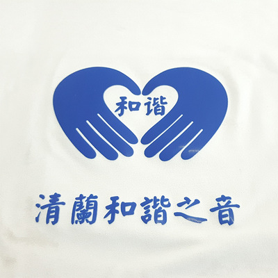 厂家定做服装烫画热转印logo烫标pet胶印转移印花高弹耐洗水烫唛