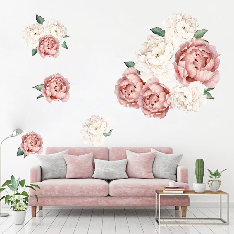 Pegatinas De Pared Creativas De La Serie Peony display picture 1