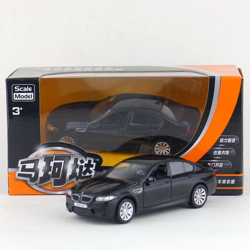 Yufeng Make 5 inch alloy car BMW M5 car metal children's toy model car window box Yufeng Make 5 inch alloy car BMW M5 car metal children's toy model car window box
