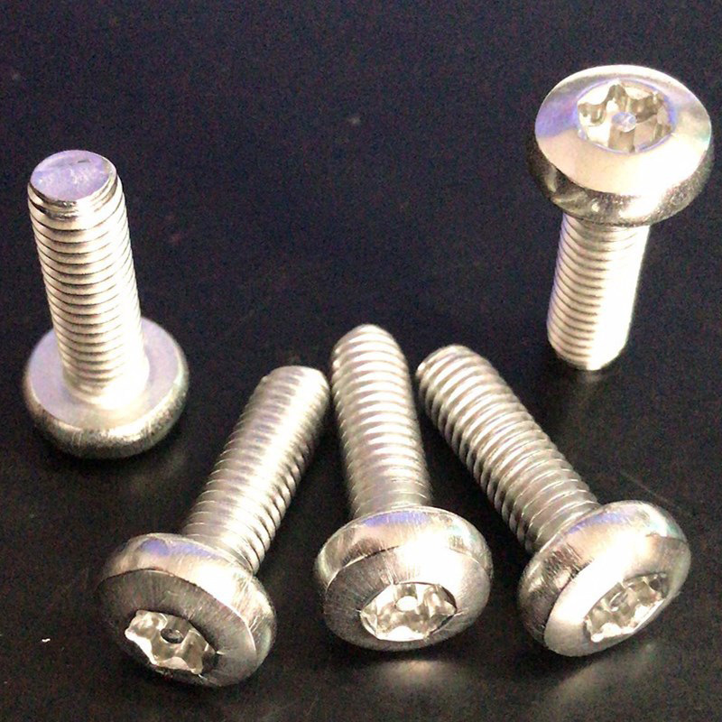 供应碳钢不锈钢内梅花带柱芯针防盗螺丝防拆防卸螺栓非标防盗螺栓