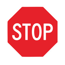 外贸跨境 厂家批发 stop 禁止停车 禁止标志 个性创意反光车贴纸
