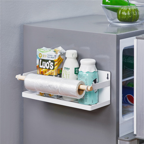 Factory direct sales Japanese iron metal magnetic refrigerator rack multi-functional multi-scene large refrigerator rack