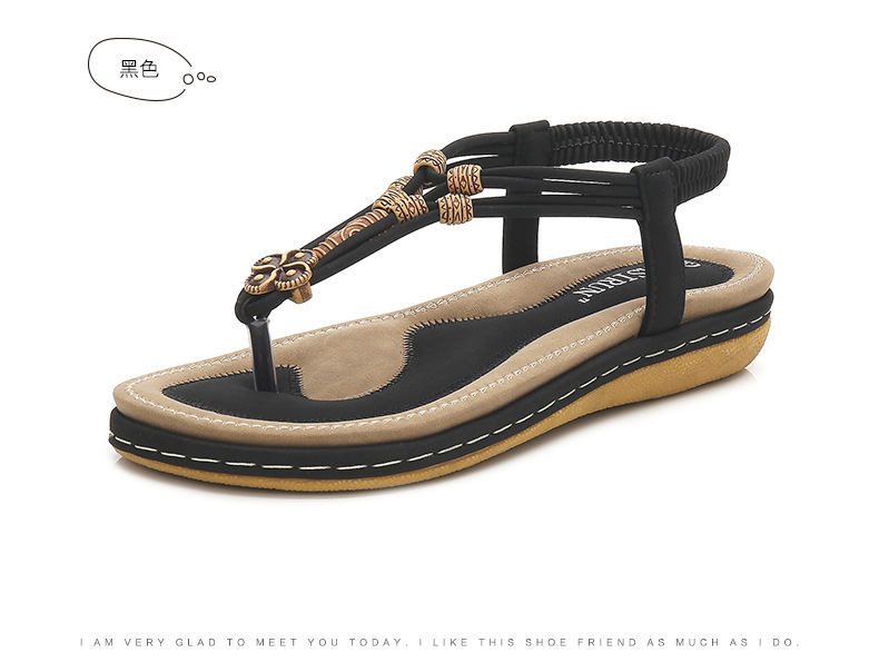 Cross-border supply 2025 new style sandal for women, thick-soled cake, large-sized women's sandal, fashionable Roman style, 36-43 undefined
