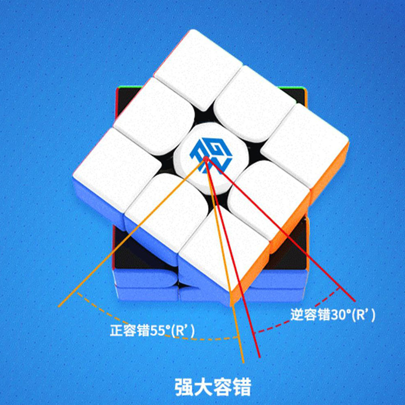 GAN356RS Cubo de Rubik de tercer orden GAN356R actualizado eje digital superficie de la niebla siente carreras profesionales Cubo de Rubik