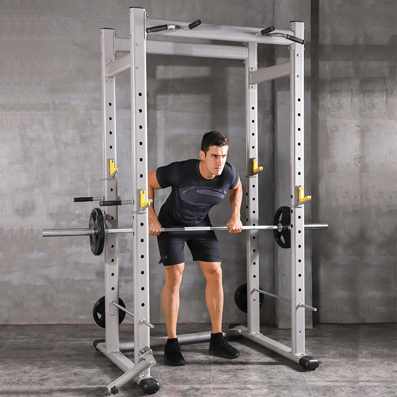 Yulong marco comercial libre Squat rack fitness Barbell Squat dispositivo Barbell rack hogar pórtico equipo de la aptitud