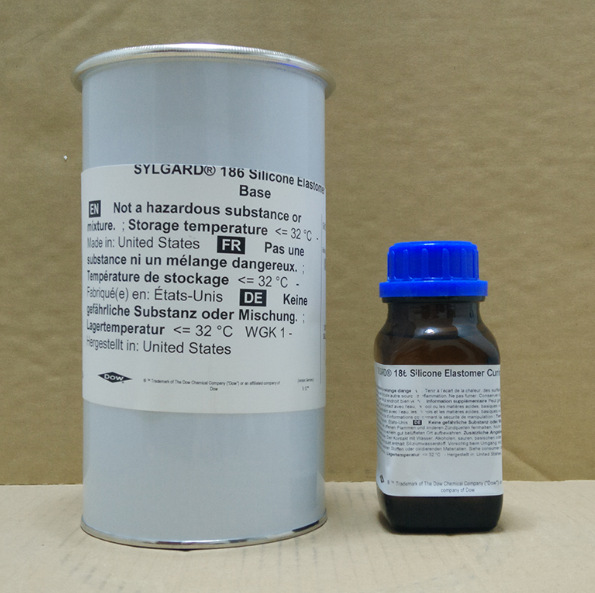 道康宁SYLGARD 186灌封胶PDMS模块胶光学胶光波导硅橡胶胶水1.1KG
