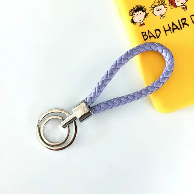 Woven keychain, polyurethane bag, pendant
