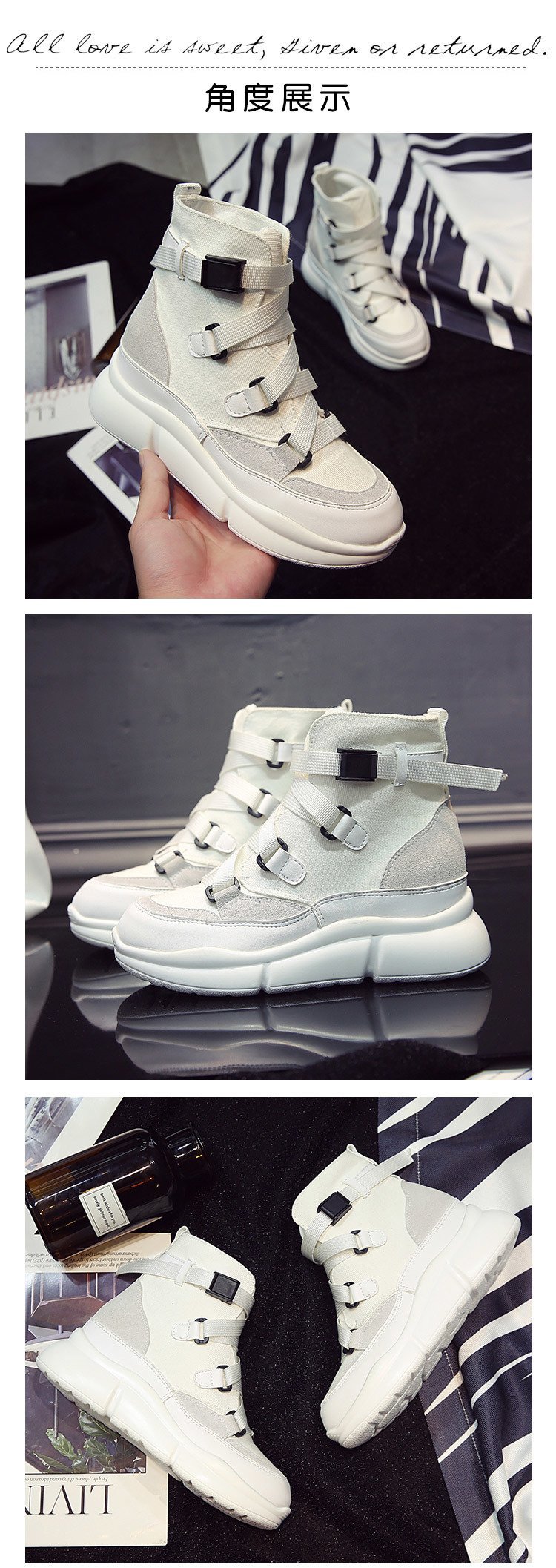 Bottes femme en Tissu - Ref 3355199 Image 15